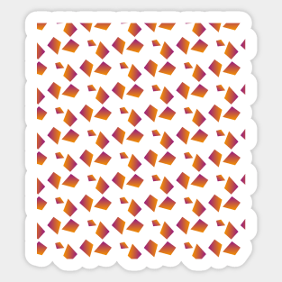 Terrazzo orange Sticker